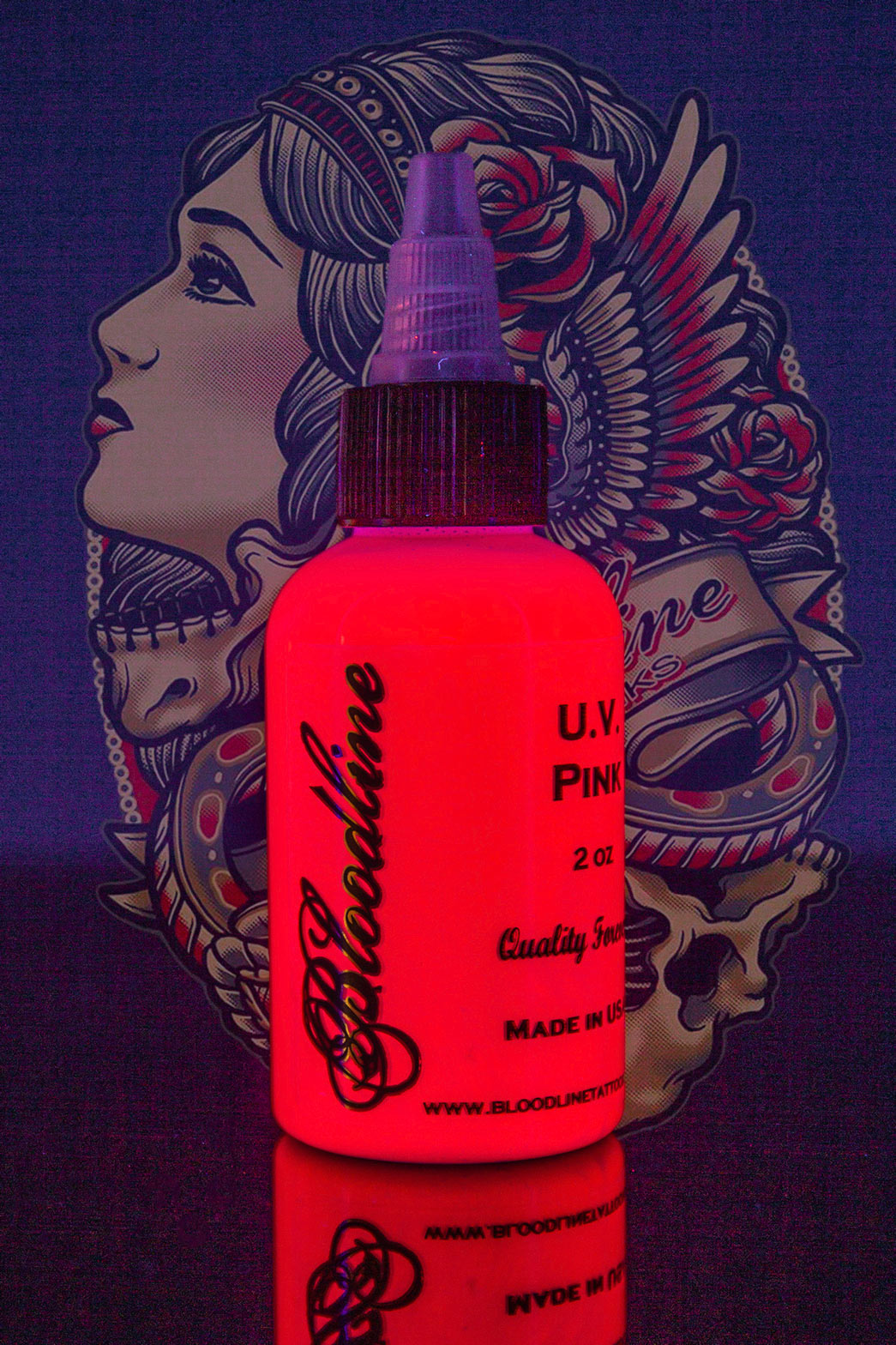 Blacklight UV Pink – Bloodline Tattoo Ink Direct